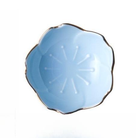 Japanese-style Ceramic Retro Gold-painted Cherry Blossom Taste Plate Soy Sauce Taste Plate Vinegar Taste Plate Household Dipping