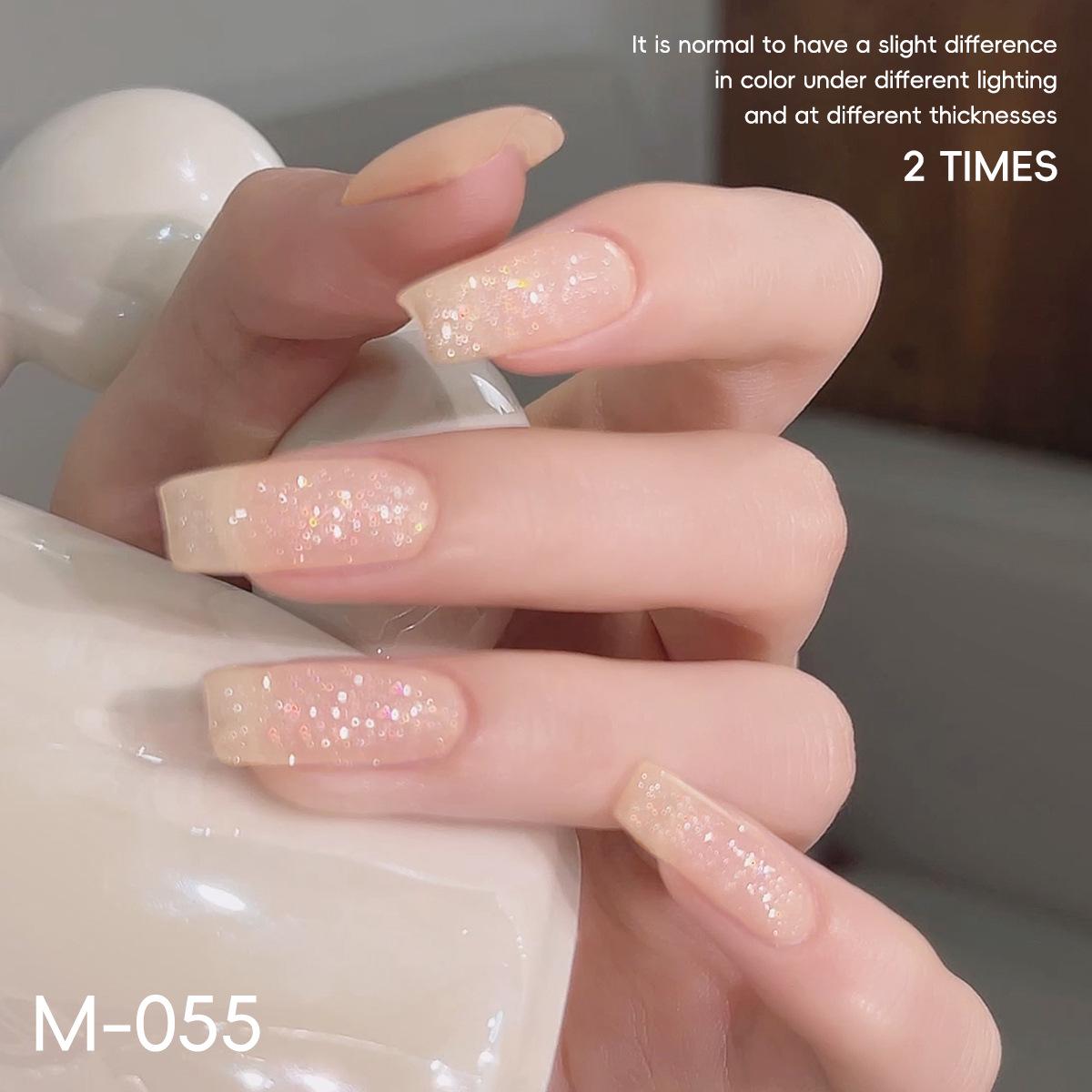 

2025 Ледяной Прозрачный Телесно-Розовый Базовый Гель-лак с Алмазной Светотерапией