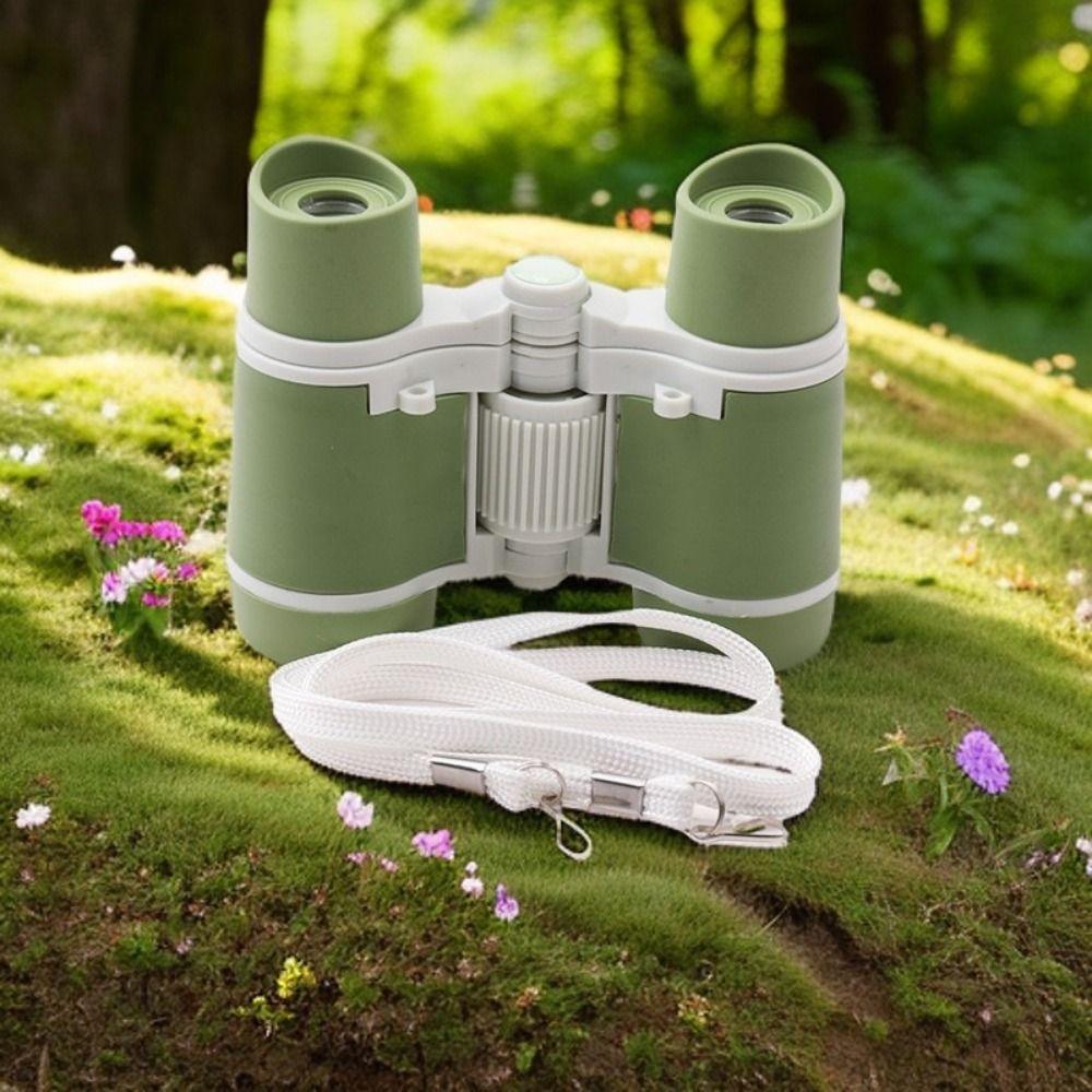 Multicolor Kids Binoculars Rubber Magnifying Toys Portable Telescope  Science and Education