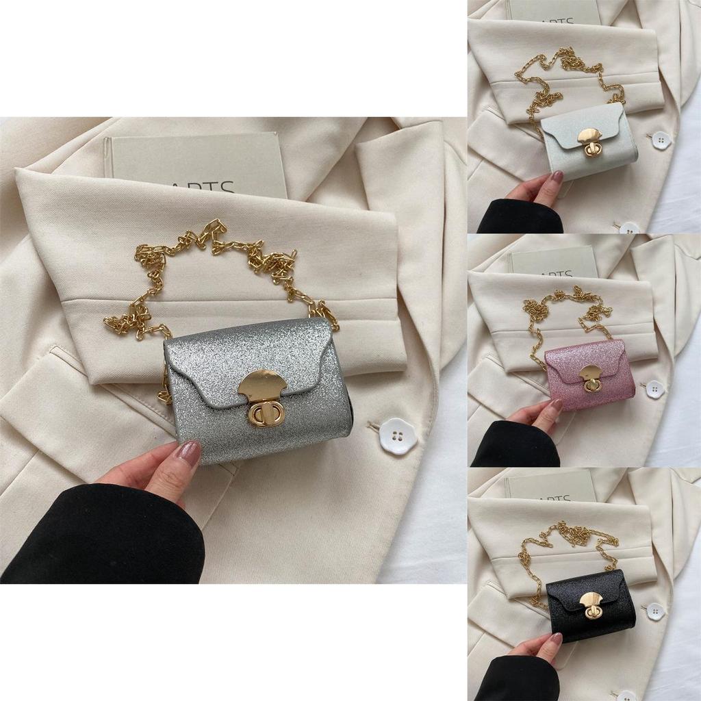 Chic Street Fashion Pu Leather Small Square Bag With Stitching Detail For Daily Use