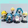 Hatsune Miku Chibi Zestaw Kolekcjonerskich Figurek z PVC z Niespodzianką w Ślepym Pudełku Dla Fanów Anime