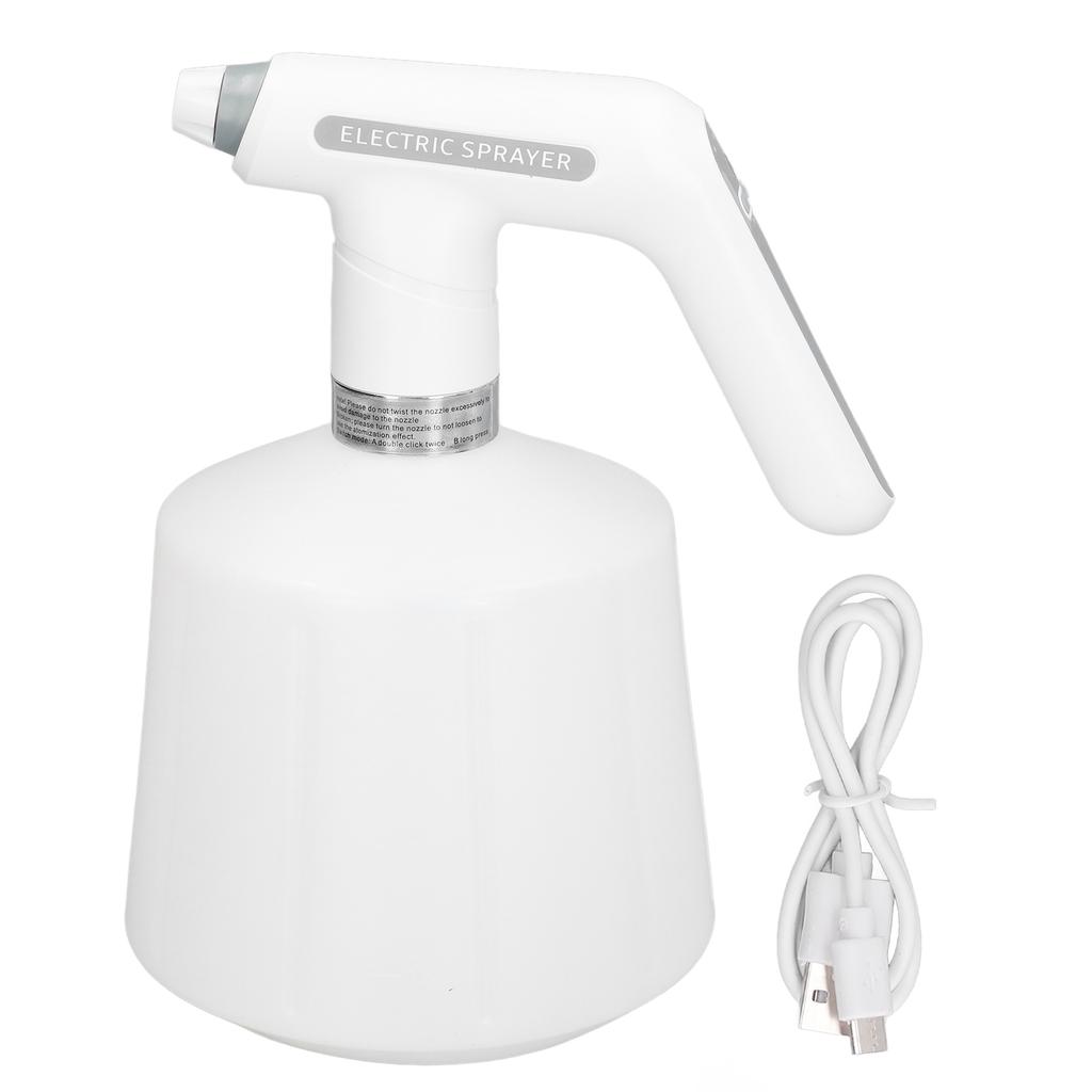 Electric Spray Bottle 2000mah USB Charging ABS and HDPE Rotating Sprinkler Automatic Watering Can