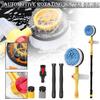 Car Wash Brush with 3 Spray Modes High Pressure Rotatable Design Compact Portable Ergonomic Car Cleaning Brush