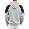 Autumn Winter Heavyweight Hoodie Men Patchwork Knitted Hooded Sweatshirt Loose Casual Pull On Hoodies Man Streetwear Sweatshirts