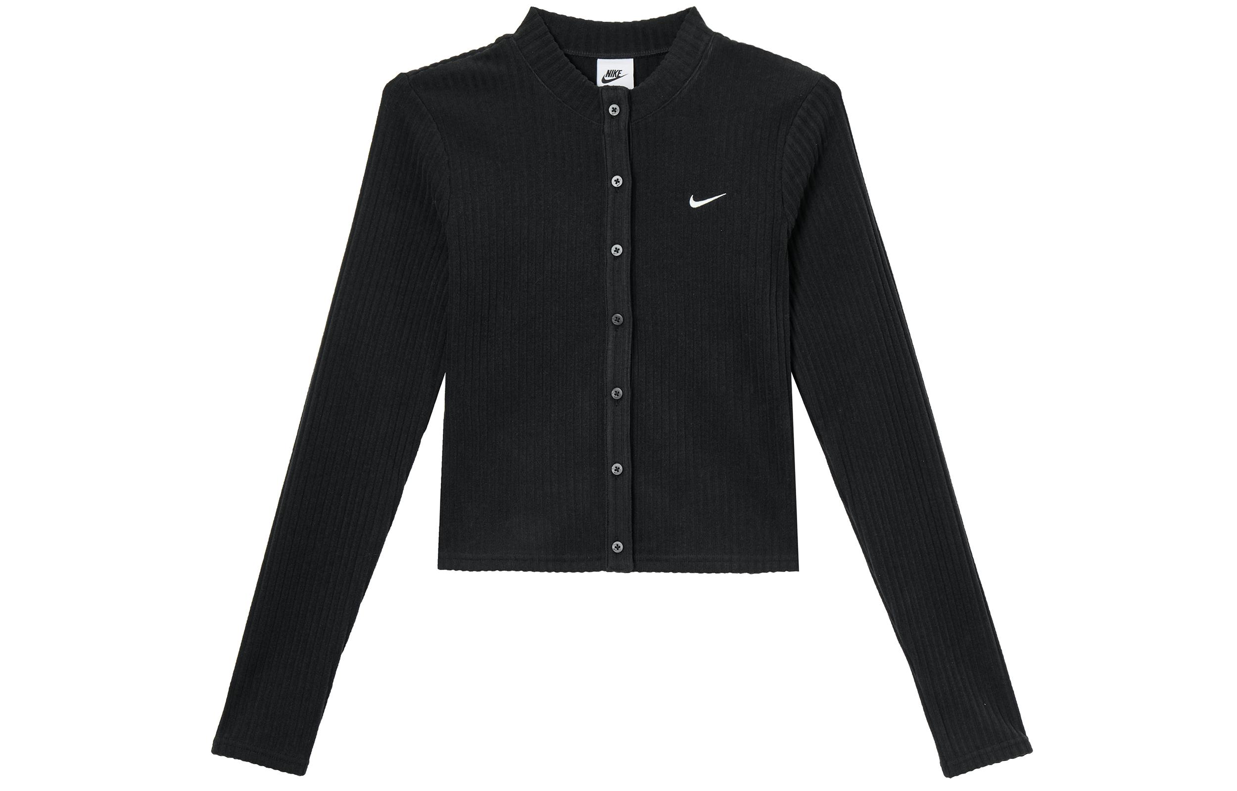 Nike T Shirts Women s Black Crew Neck Moderate IF0235-010 M