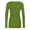 Women's  And Winter Slim Bottom T-shirt Fashion Casual Solid Color V-Neck Pullover Long Sleeve Top