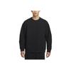 Nike Felpa casual semplice a maniche lunghe con scollo rotondo serie Dri-Fit 24.7 Uomo felpa Nero Grigio Fumo Scuro HQ6965-010