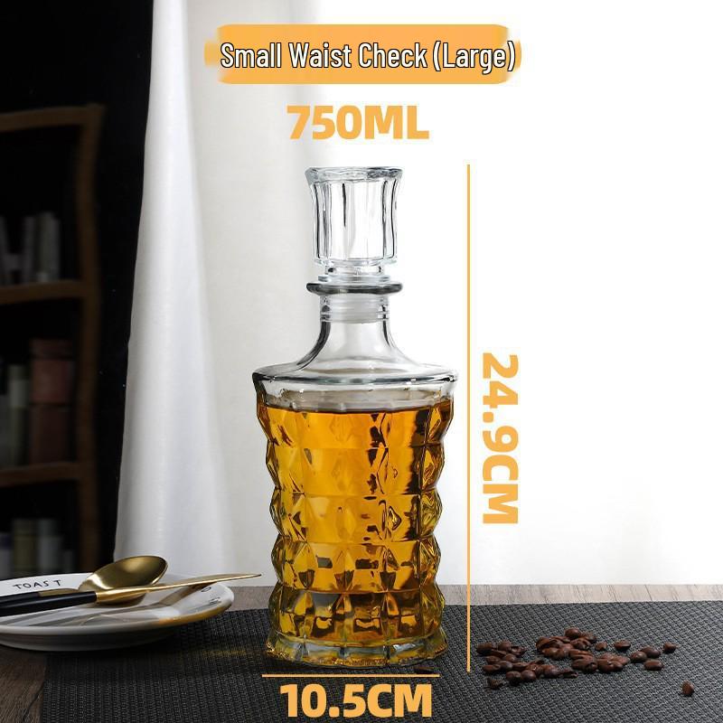Transparente Glasflasche für Baijiu, Whiskey, Wein – Versiegelt und Perfekt für die Heimbrauerei.