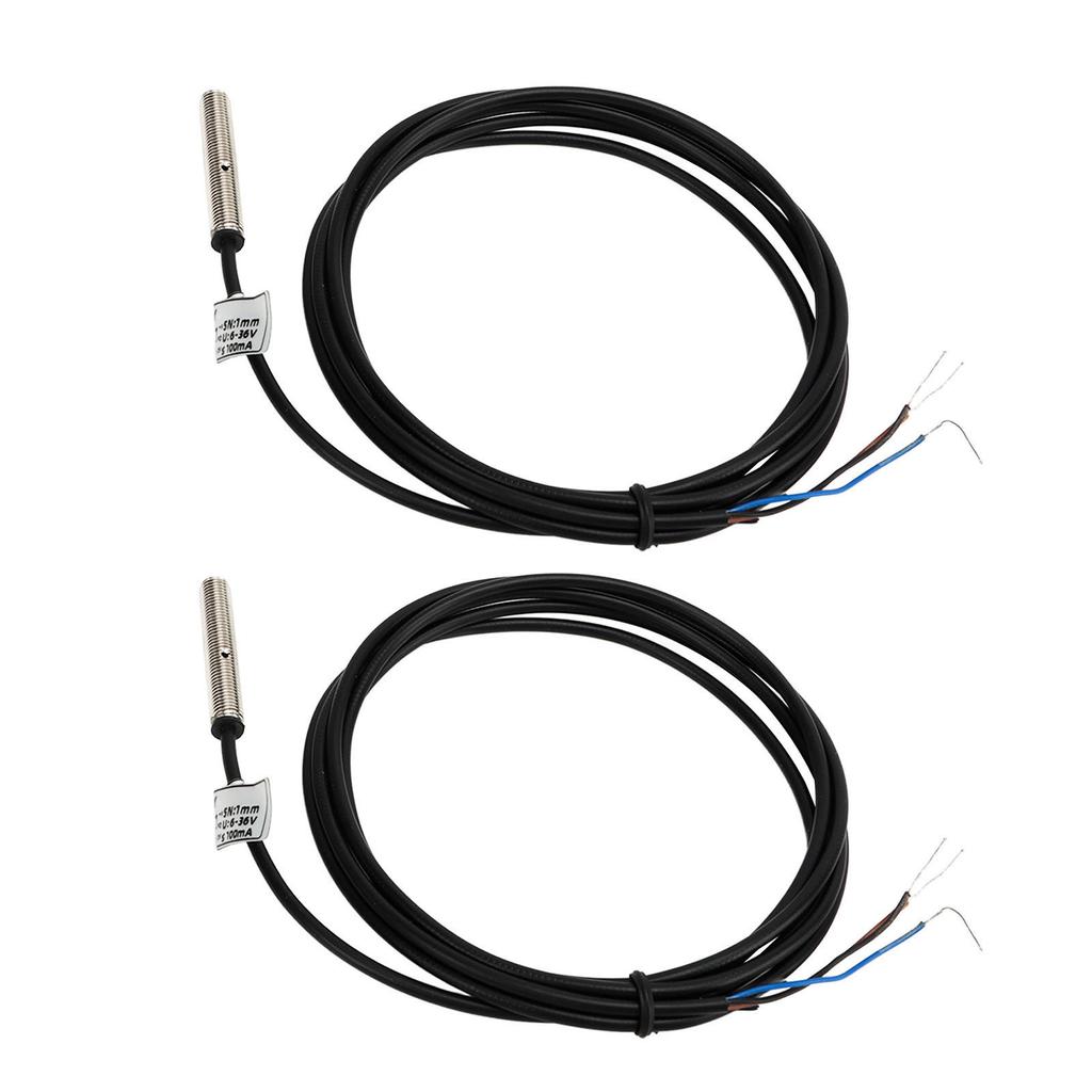 2 Set Proximity Sensor Switch Waterproof NPN DC 3 Wire Normally Open NO Proximity Switch 6?36VDC