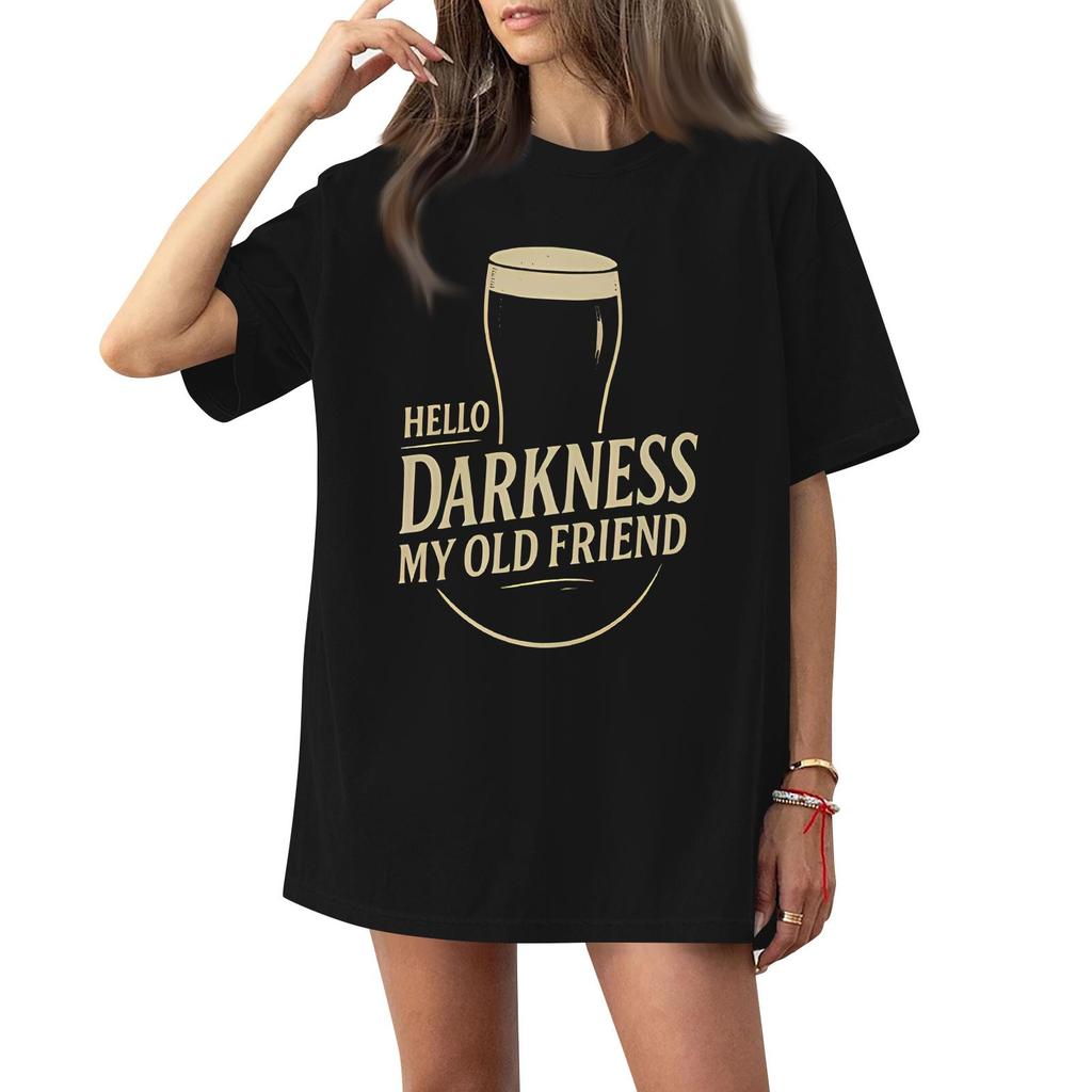 Women's Casual Fashion Round Neck St. Patrick Print Short Sleeve T-Shirt Top