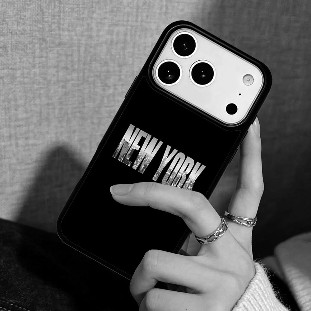 Hülle Case für iPhone 17 Air 16 Pro Max 15 Plus 11 13 Mini 14 12 Rückseite Handyhülle NEW YORK AMERIKANISCHE STADT