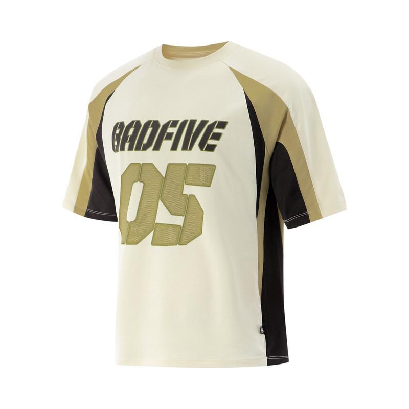 

Li-Ning Anti-Five Series Round Neck Quick-Dry Loose Simple Fashion Letter Short Sleeve T-Shirt Men tops AYKV307-1 L