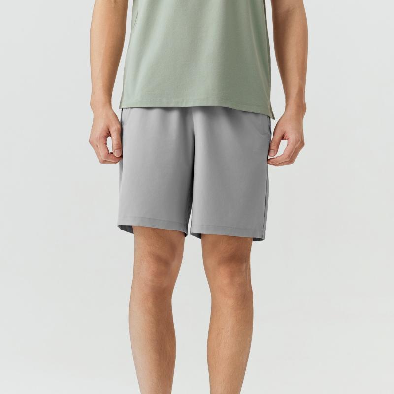 Skechers Solid Color Elastic Straight Leg Breathable Casual Shorts Men shorts P226M198-002E