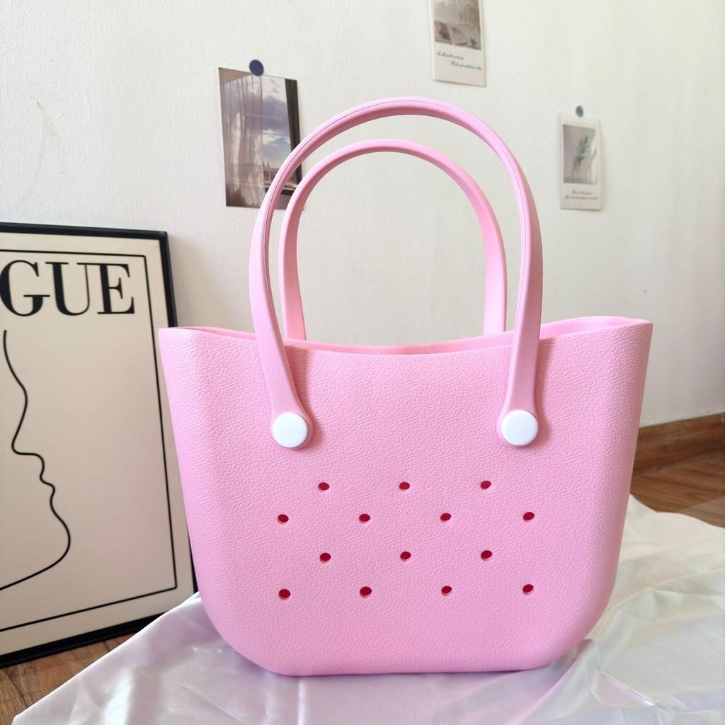 EVA Beach Handbag: Large Capacity DIY Travel Tote