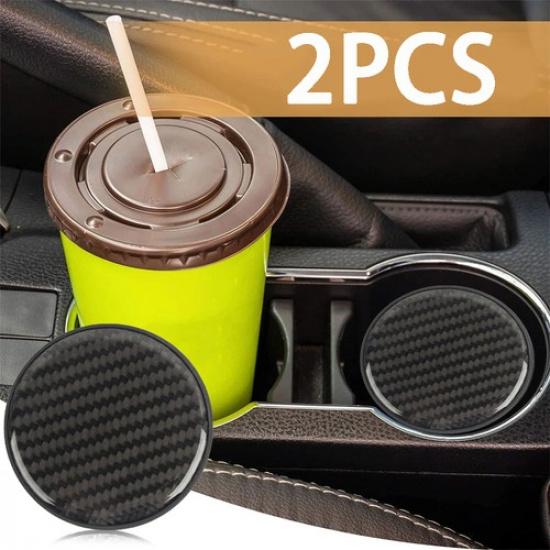 2Pcs Car Parts Cup Holder ert Coaster Anti-Shock Pad Car Interior Accessories