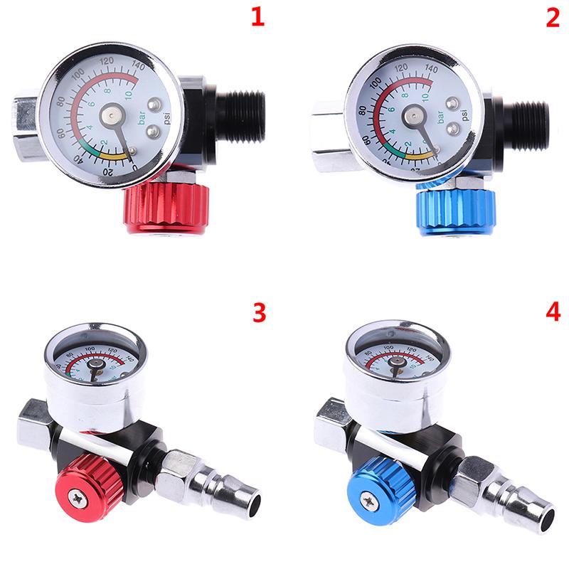 Spray Gun Air Pressure Regulator Gauge For Car Auto Repair Painting Tool