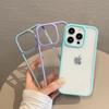 Transparent Candy Color Bumper Phone Case For iPhone 16 Pro Max 15 14 13 12 11 XR XS X 7 8 Plus mini SE3 Soft Shockproof Cover