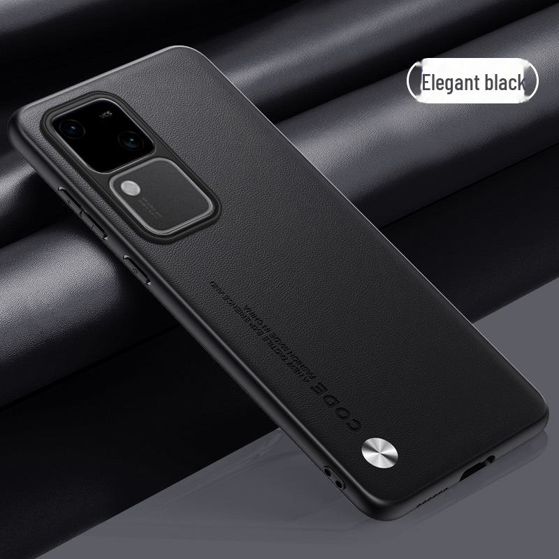 Kevlar Vivos18pro Mobile Phone Case: New Plain Leather Full-Cover Protective Cover for S18/S16/S15.