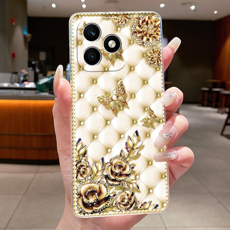Casing For Honor X8d 4G Aesthetic Luxury Cute Cool Boys Girls Pattern Soft silicone Phone Case Back Cover Transparent TPU Shell