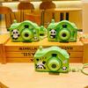 Cute Ins Style Panda Keychain Projection Light Perfect For Couples And Kids