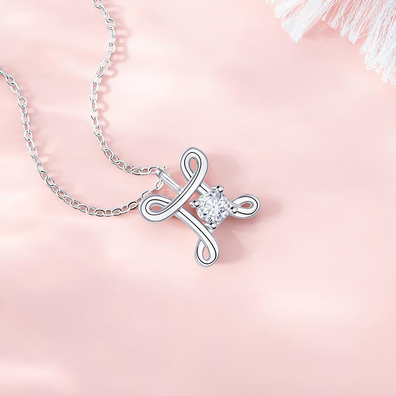 Original Design Twelve Constellation Series Gemini Necklace Women's Light Luxury Niche Design Sense Stainless Steel Clavicle Chain