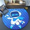 Space Adventure Astro Bot Round Rug for Livingroom,Bedroom, Palyroom, Chair Rug, Area rug, Circle Carpet, Large Size Fan Christmas gift