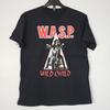 WESPE. Wild Child L GROSS Offizielles WASP T-Shirt Schwarz Herren Bandlogo Unisex T-Shirt