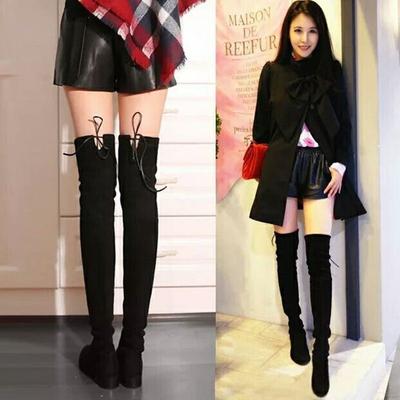 Bottes tendance pour femmes, printemps-hiver, talons au-dessus du genou, en daim de qualité, longues et confortables, carrées, bottes hautes pour femmes, 2024