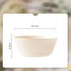 Ru Han Cream Style Ceramic Soup Bowl