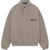 Fear of God Essentials Fleece Polo Heather Grey Men Tops 192HO244399F