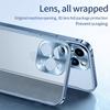Luxury Metal Frame Lens Protection Cap Aluminum Phone Case For Iphone 13 Pro 14 Pro Max 12 Pro Max 11 Matte Translucent Cover