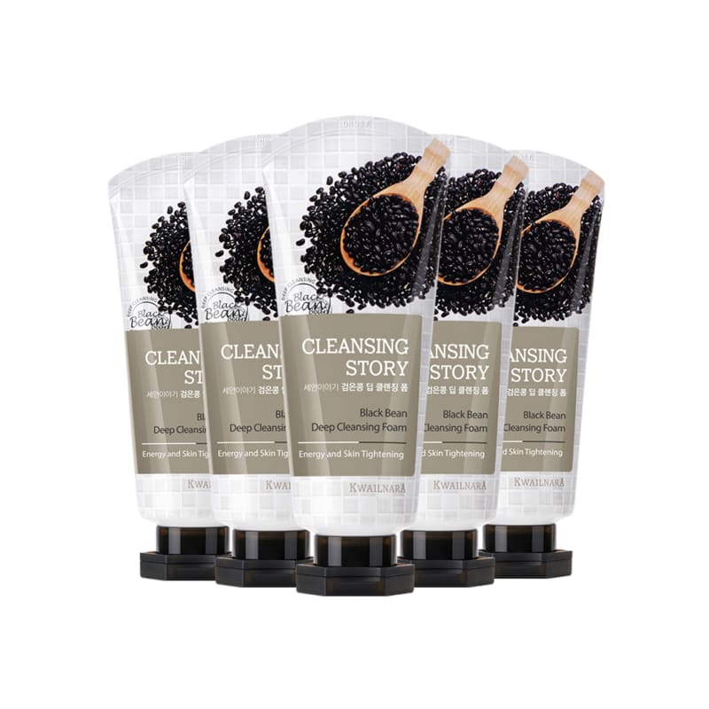Washing Story Black Bean Cleansing Foam 120g x 5