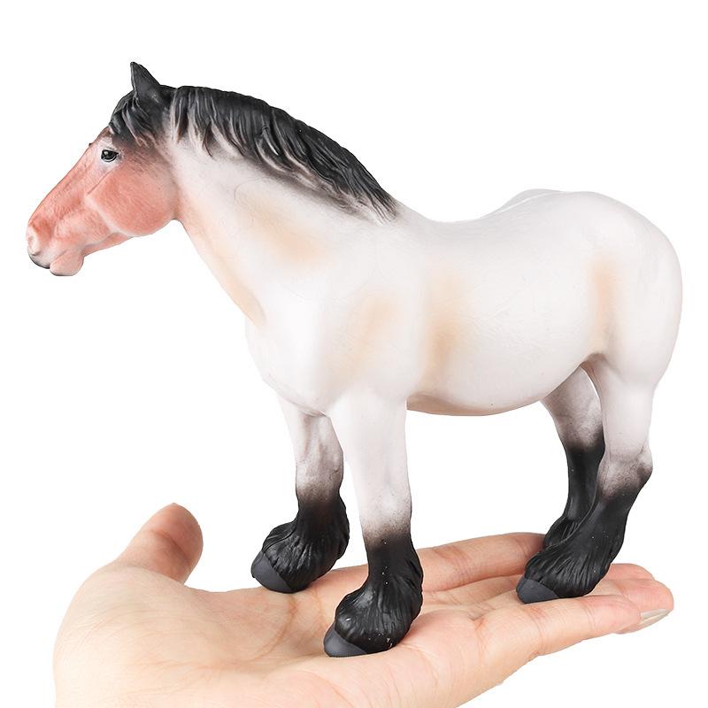 Solid Simulation Toy: Thousand Li Horse, Dutch Draft Stallion & Tennessee Walking Mare