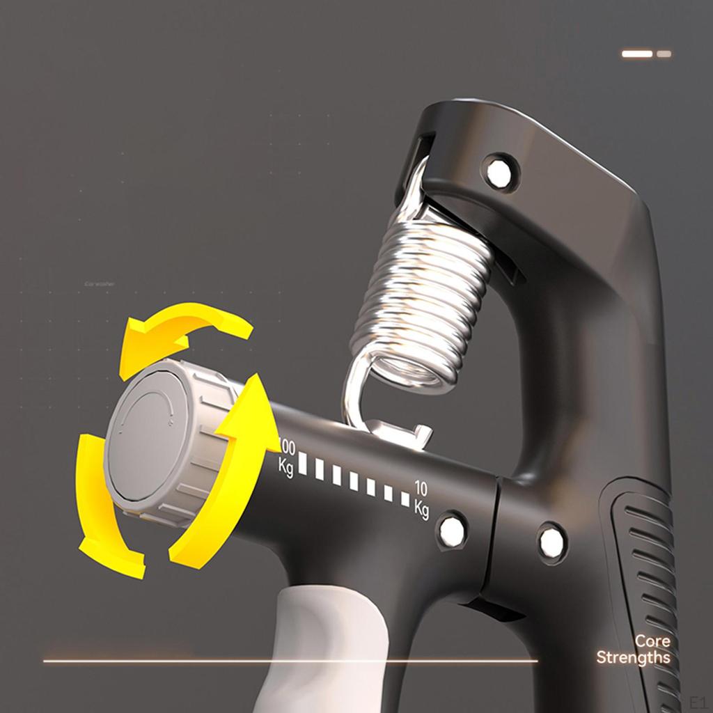 Hand Grip Trainer with Counter Gripper Adjustable Non Slip Home Gym