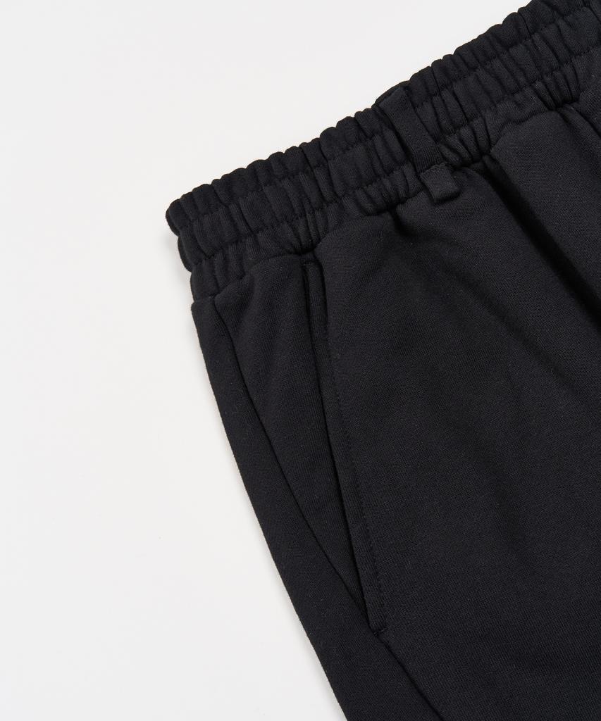 TOFFEE Incision Balloon Fit Sweatpants (Black)