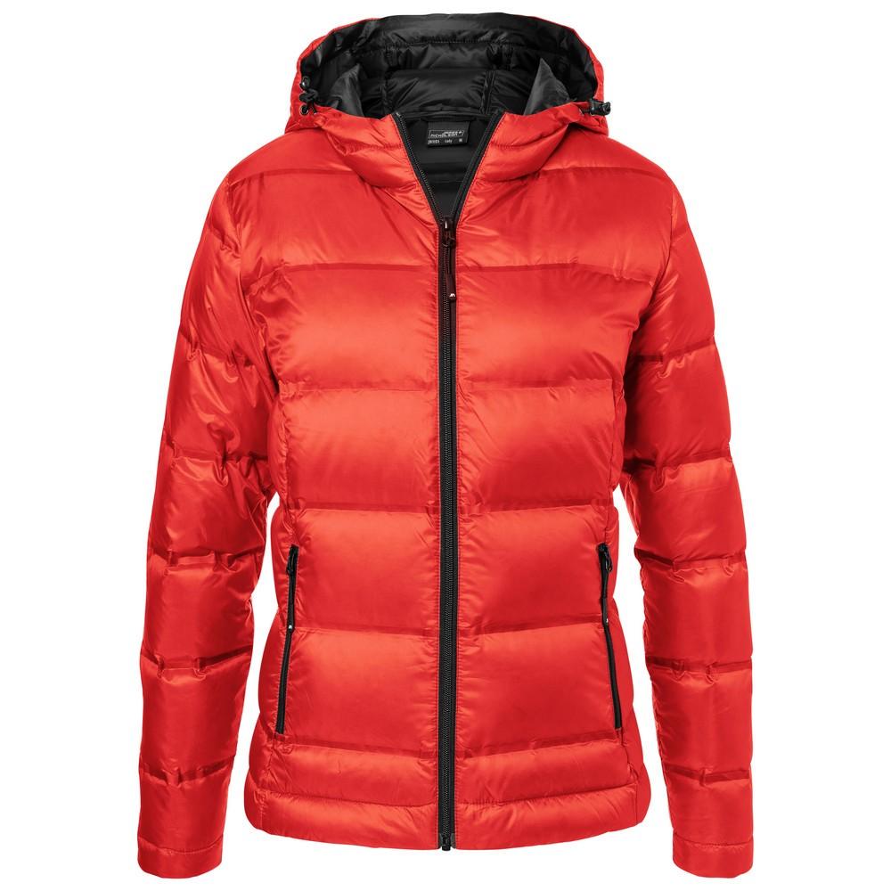 James and Nicholson Womens/Ladies Hooded Down Jacket