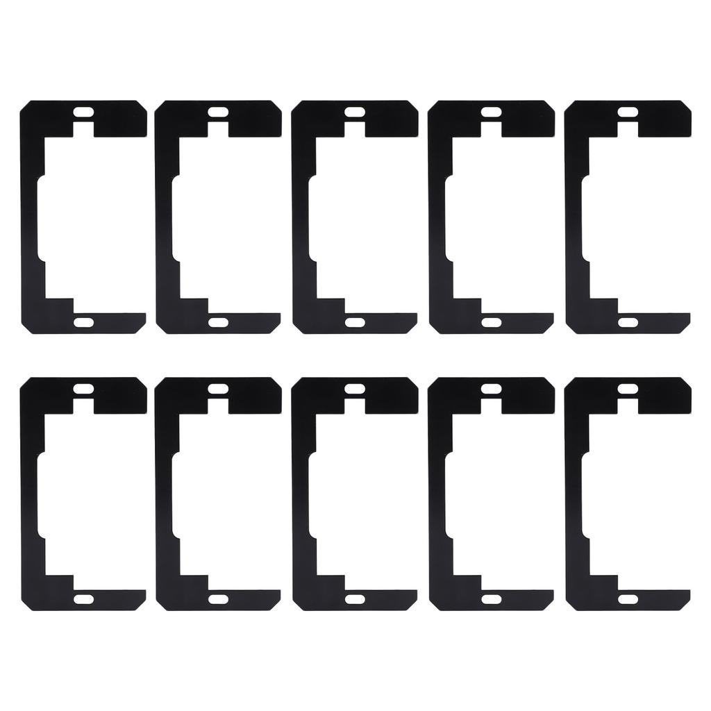 10pcs Wall Plate Spacer Water Resistant Easy To Install Steel Device Leveling Plate for Fixing Wall 