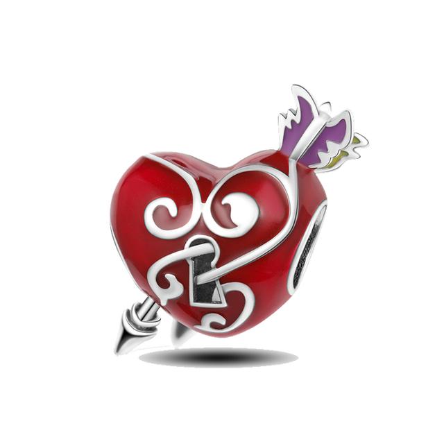 New 925 Sterling Silver Dog and Red Snowman Charm Bead Fit Original 925 Fashion Bracelets DIY Fine Jewelry Making for Women