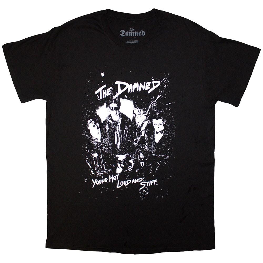 The Damned Young Hot Loud  Stiff T-Shirt Black New XXL