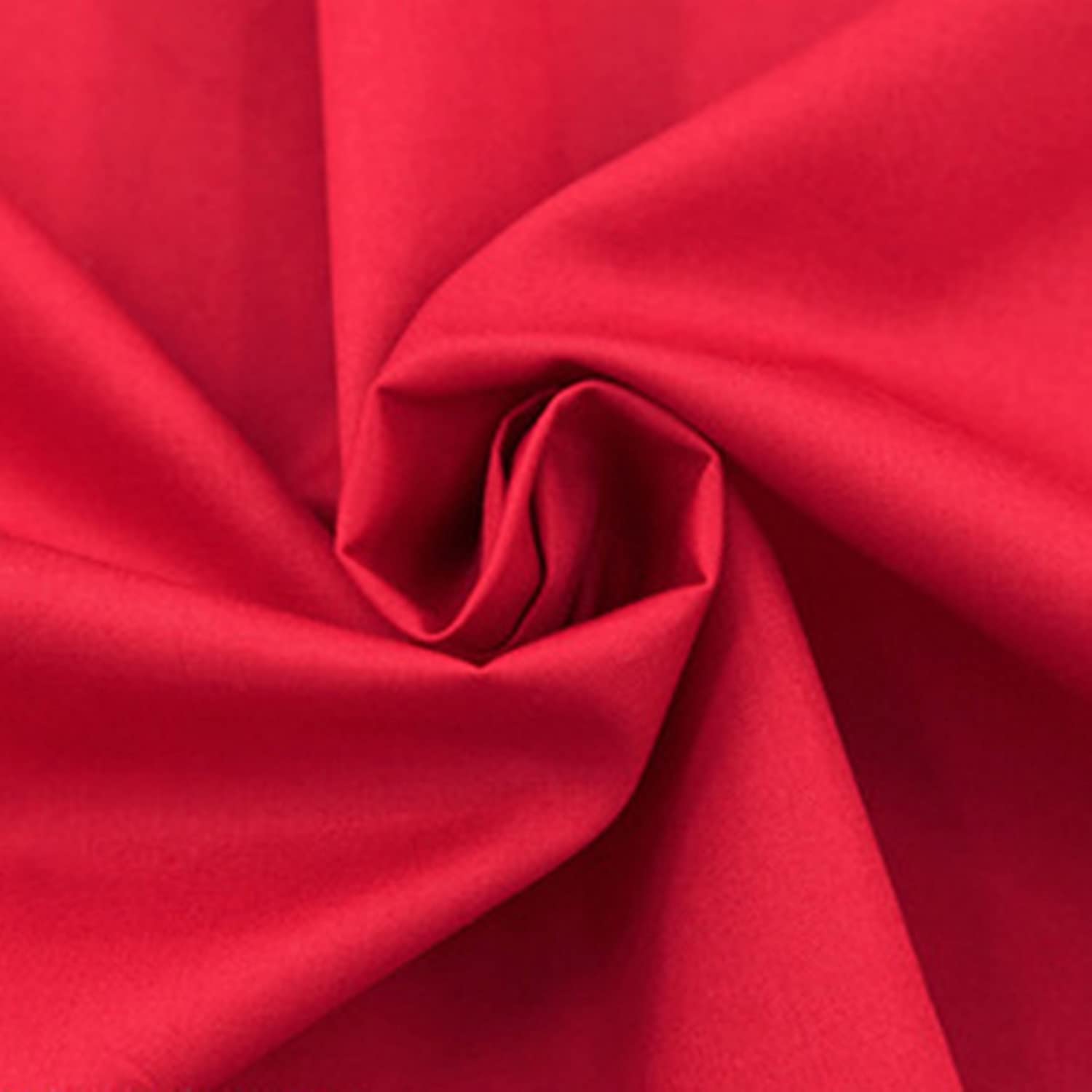 

moonfarm 18 colors to choose from Color Twill fabric cotton Length 2m x width 160cm Plain Slightly thin 100% approx. approx. (Red)