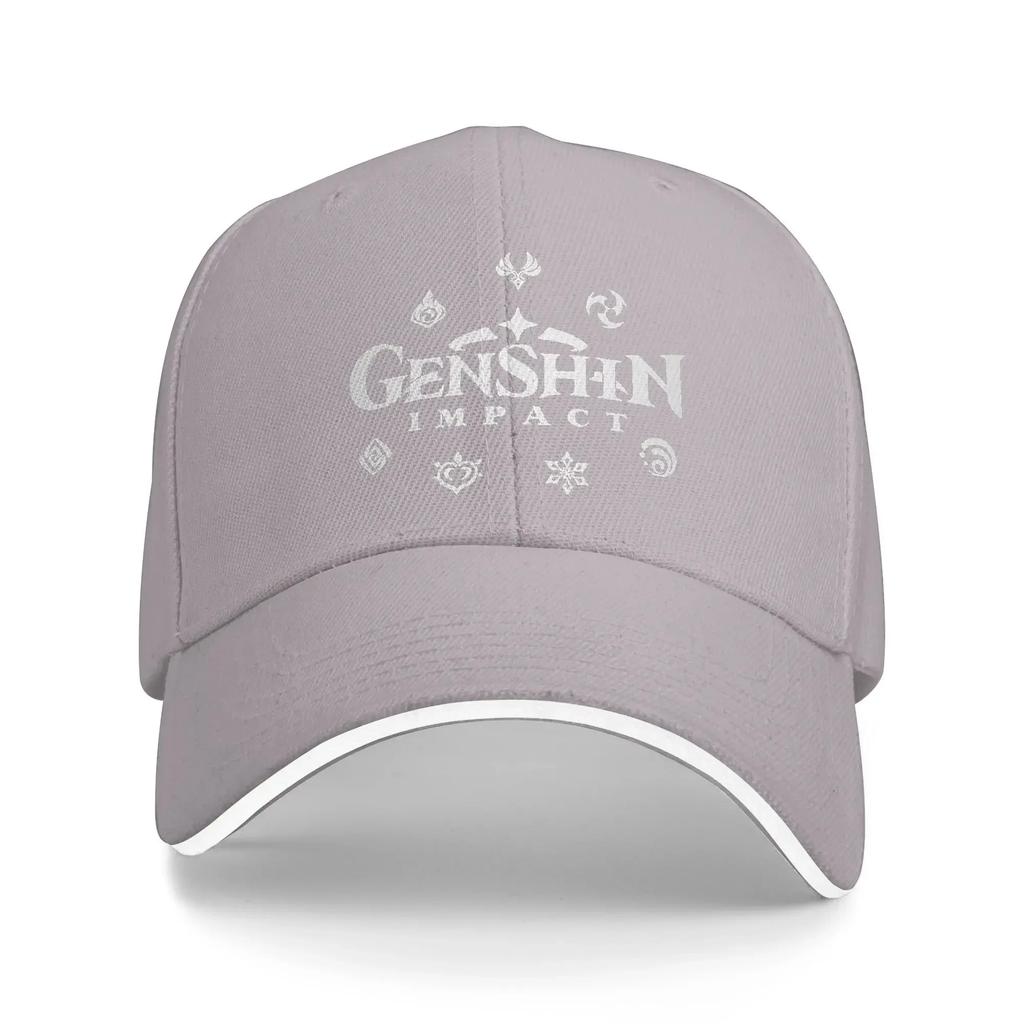Genshins Impacts Casual Baseball Cap Summer EleUnisexts Trucker Hat Sun Visor Sport Hip Hop Hats Unisex Adult Yk Retro Baseball Caps