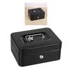 Fireproof Box Large Capacity Portable Document Box Metal Safe Storage Box with 2 Keys for Home Car