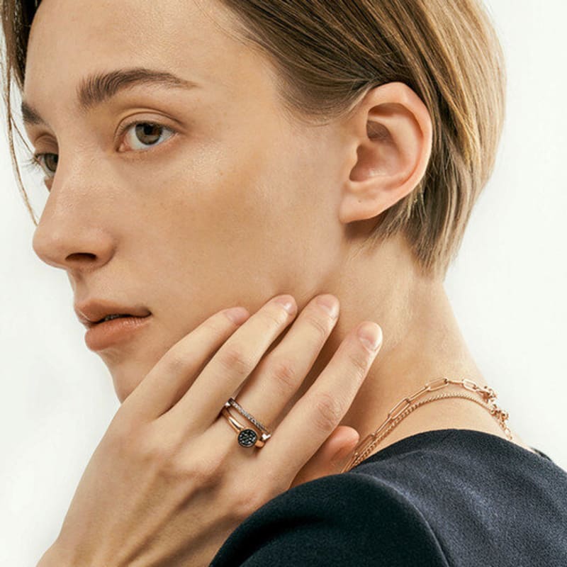 qudokorea kudo rose gold fine ring