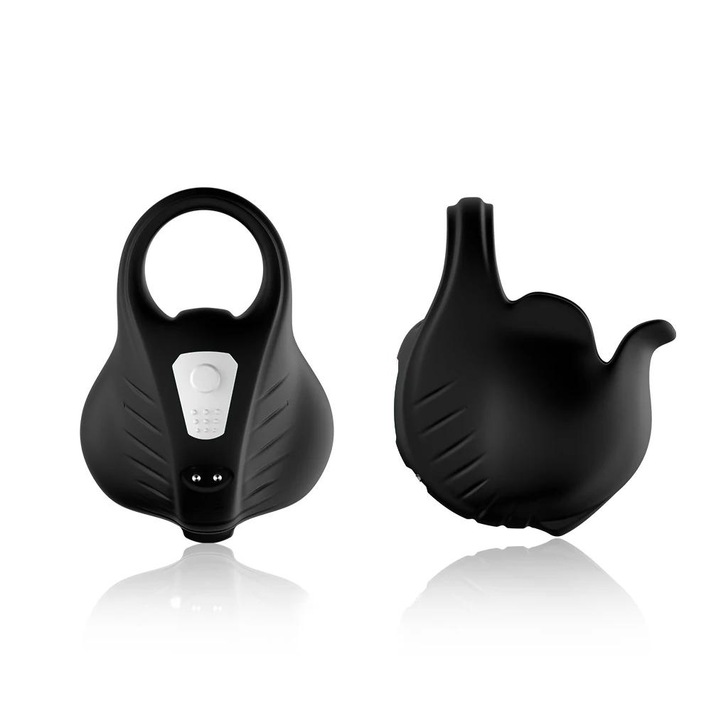 Scrotum Testicles Egg Vibrator for Men Masturbator Cock Ring APP Control Sex Toys Couple Ejaculation Delay Male Penis Massager