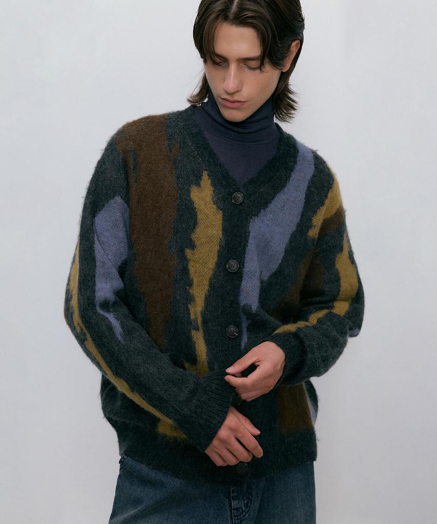 Endoor Blend Knit Cardigan (Charcoal)