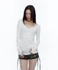 ROUGHNECK Crossline Slim Top White