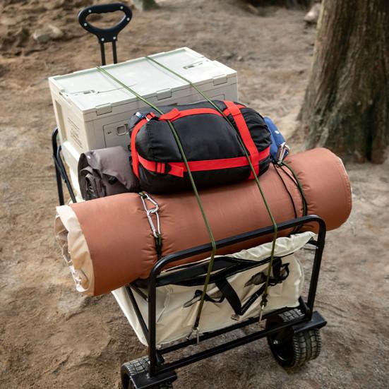 30/60/90CM Strikk med karabinkrok Kraftig utendørs camping RV telt sykkel kajakk bagasje last elastiske festestropper tau