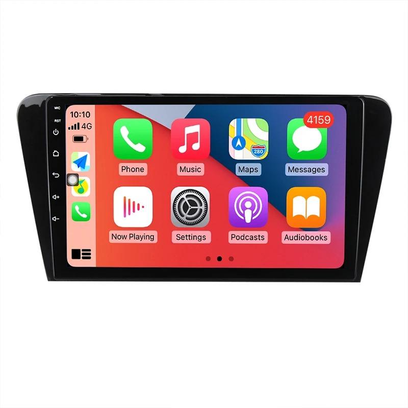 10Inch Car Radio Frame For Skoda Octavia 2013 2014 2015 2016 2017 2018 Stereo BT Player Frame Board Adapter Mounting Kit Android