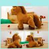 Plush Pony Toy With Pp Cotton Filling Soft Cuddle Pillow For Kids And Birthday Gift