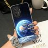 Earth Stars Space Universe Soft Phone Case for Samsung A17 A16 A15 A14 A13 A57 A56 A55 A54 A53 A37 A36 A35 A34 A33 A26 A25 A24 A